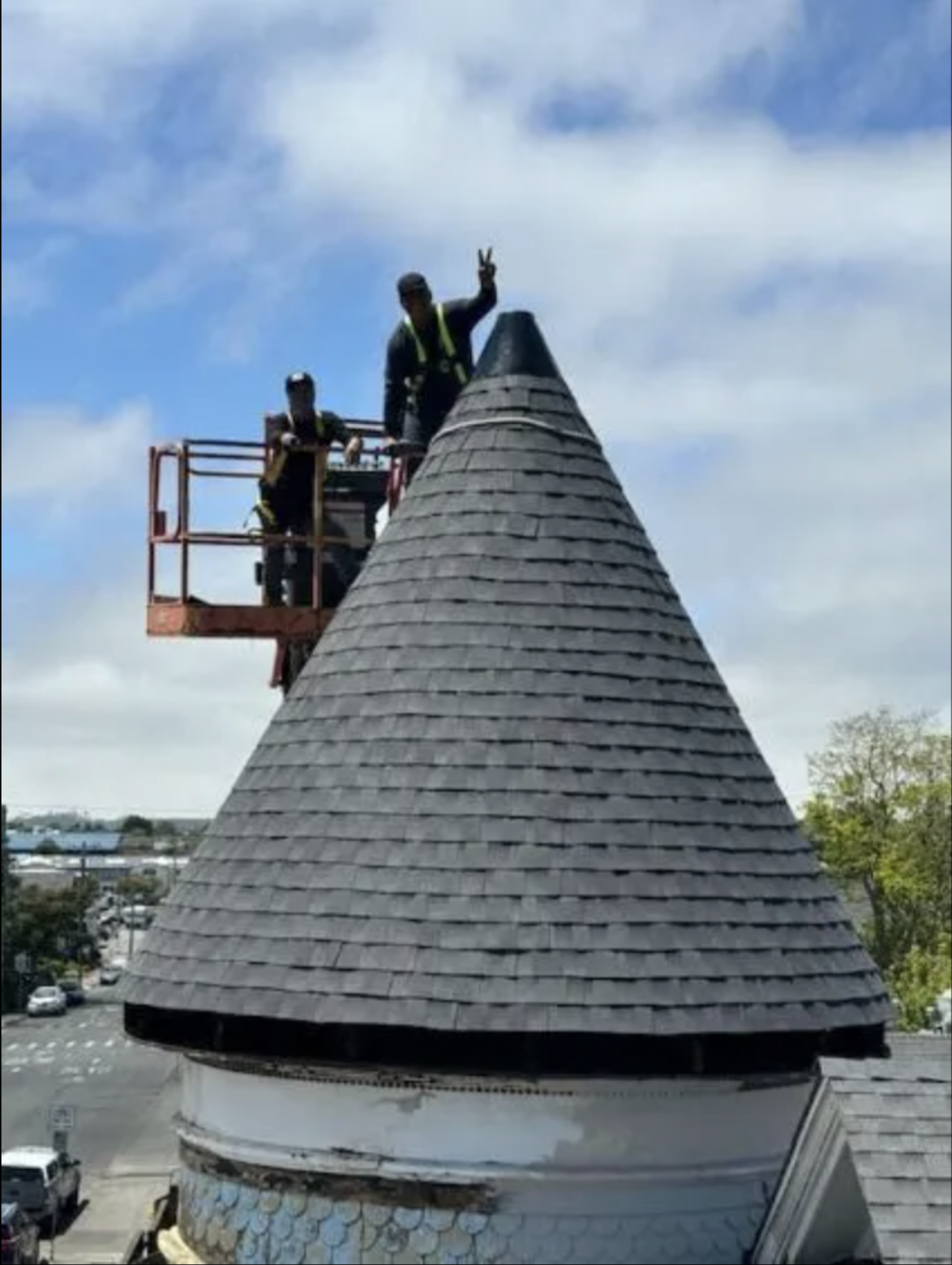 PRC 13 Roofing team member on a Sacramento roofing project